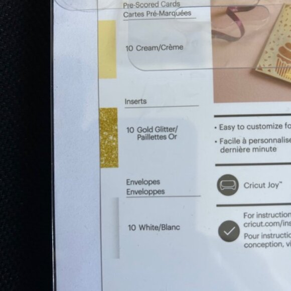 Cricut Joy Glitter Insert Cards - NWT - Picture 3 of 3